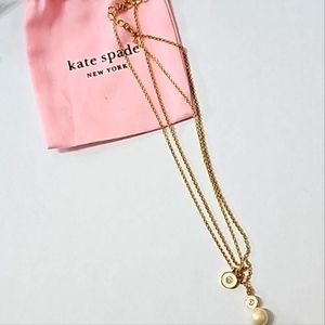 NWOT kate spade new york Pearly Delight Double Pendant Layered Necklace